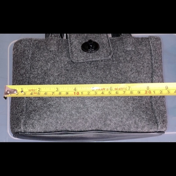 Coach • Charcoal Grey Wool with Black Accents - Picture 8 of 12